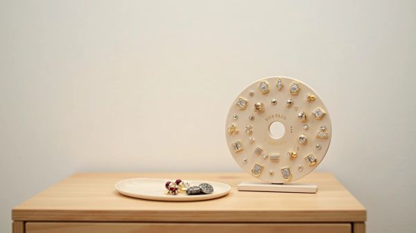 Organisez vos bijoux avec un rangement boucle d'oreille pratique